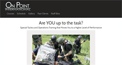Desktop Screenshot of onpointinternational.com