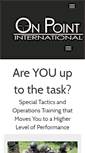 Mobile Screenshot of onpointinternational.com